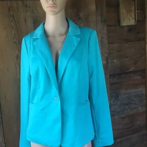 The Limited Turquoise Blazer